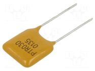 Fuse: PTC polymer; 1.35A; Imax: 40A; THT; PTR030V; bag EATON/BUSSMANN