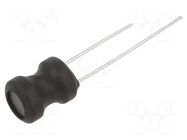Inductor: wire; THT; 180uH; 870mA; 0.54Ω; ±10%; Body dim: Ø8.7x12mm BOURNS