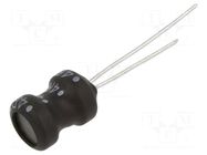 Inductor: wire; THT; 4.7uH; 3.2A; 0.033Ω; ±20%; Body dim: Ø8.7x12mm BOURNS