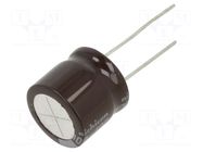 Capacitor: electrolytic; low ESR; THT; 100uF; 100VDC; Ø16x15mm NICHICON