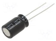 Capacitor: electrolytic; THT; 470uF; 35VDC; Ø10x16mm; Pitch: 5mm NICHICON