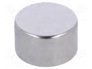 Magnet: permanent; neodymium; H: 3mm; 5N; Ø: 5mm ELESA+GANTER