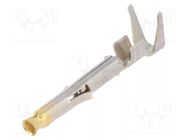 Contact; female; Mini Universal MATE-N-LOK; brass; 0.3÷0.8mm2 TE Connectivity