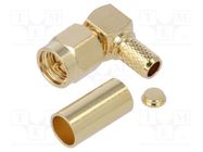 connector SMA R/A PLG S/CRMP RG58 GSS TE Connectivity
