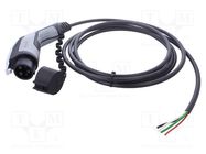Cable: eMobility; 1x20AWG,3x14AWG; 3.75kW; CHARX connect comfort PHOENIX CONTACT