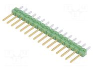 Connector: pin strips; pin header; male; PIN: 16; AMPMODU MOD II TE Connectivity