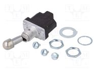 Switch: toggle; Pos: 2; SPST; ON-OFF; 6A/230VAC; 20A/28VDC; -40÷71°C HONEYWELL