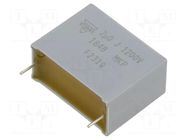 Capacitor: polypropylene; 2uF; 1.2kVDC; 15x25x32mm; ±5%; 27.5mm VISHAY