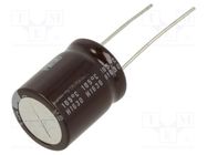 Capacitor: electrolytic; low ESR; THT; 680uF; 50VDC; Ø16x20mm; ±20% NICHICON