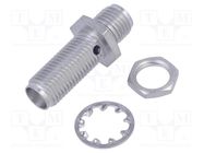 Transition: adapter; socket; Plating: gold-plated; PIN: 1; straight TE Connectivity