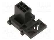 Microfit 3.0 BMI Panel Mount Plug 6 Ckt MOLEX