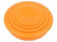 Grommet; elastomer thermoplastic TPE; orange; Øcable: 0÷28mm OBO BETTERMANN