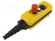 Control cassette; Harmony XAC; No.of butt: 3; mushroom,round SCHNEIDER ELECTRIC