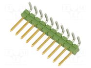 Connector: pin strips; pin header; male; PIN: 10; AMPMODU MOD II TE Connectivity