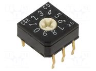 Encoding switch; DEC/BCD; Pos: 10; THT; Rcont max: 50mΩ; CD; tube C&K