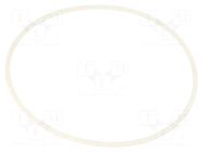 O-ring gasket; silicone; Thk: 2mm; Øint: 75mm; white; -60÷160°C ORING USZCZELNIENIA TECHNICZNE