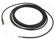 Connection lead; M8; PIN: 4; straight; 10m; plug; 60VAC; 4A; XZCP TELEMECANIQUE SENSORS