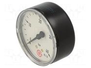 Manometer; 0÷40bar; G 1/4",rear connection; 63mm; Temp: -20÷60°C PNEUMAT