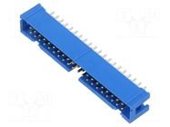 Connector: IDC; socket; male; PIN: 40; Quickie; straight; THT; 2.54mm AMPHENOL COMMUNICATIONS SOLUTIONS