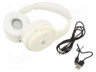 Headphones; white; headphones; 32Ω; Bluetooth: 5.0 VCOM
