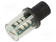 LED lamp; orange; BA15D; 24VDC; 24VAC SCHNEIDER ELECTRIC