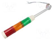 Signalling column; red/orange/green; LED; 24VDC; 24VAC; IP42; 45mm SCHNEIDER ELECTRIC
