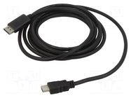 Cable; DisplayPort plug,HDMI plug; PVC; 3D,Full HD 1080p; 3m GEMBIRD