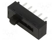 Switch: slide; Pos: 4; DP4T; 2A/250VAC; 0.5A/125VDC; ON-ON-ON-ON C&K