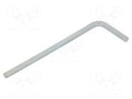 Wrench; hex key; HEX 2.5mm; Overall len: 56mm BM GROUP