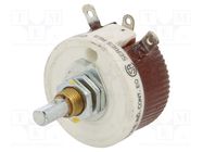 Potentiometer: shaft; 8Ω; 25W; 6.35mm; Shaft: smooth; wirewound OHMITE