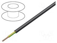 Wire; NYY; 1G16mm2; round; wire; Cu; PVC; black; 600V,1kV HELUKABEL