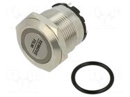 Switch: vandal resistant; Pos: 2; SPST-NO; 20A/220VAC; IP40; OFF-ON ONPOW