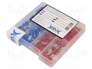 Kit: connectors; crimped; for cable; insulated; 150pcs. BM GROUP