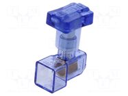 Connector: terminal block; 450V; end connector; for cable; blue BM GROUP