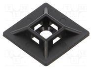 Holder; screw; polyamide; UL94V-2; black; Tie width: 4.8mm; L: 28mm BM GROUP