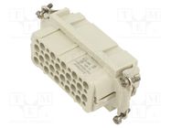 Connector: HDC; contact insert; male; C146; PIN: 10; 10+PE; size A10 AMPHENOL