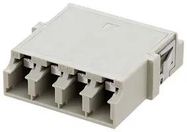 FIBRE OPTIC ADAPTER, LC X 4, JACK