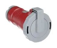 CONN, MAIN SOCKET, 4P5W, 32A, 415V, RED