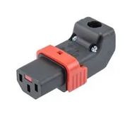 IEC POWER CONN, D/A C13, 15A/250V, SCREW