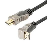 CABLE ASSY, HDMI R/A PLUG-PLUG, 9.8 