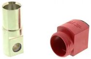 BUSBAR SOCKET, RED, 000AWG