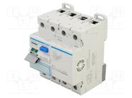 RCD breaker; Inom: 40A; Ires: 30mA; Max surge current: 250A; IP20 HAGER