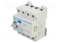 RCD breaker; Inom: 40A; Ires: 30mA; Max surge current: 250A; IP20 HAGER