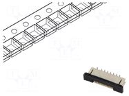 Connector: FFC/FPC; tinned; SMT; 0.5A; 30V; PIN: 12; Mat: LCP; ZIF GCT