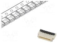 Connector: FFC/FPC; gold flash; SMT; 0.4A; 30V; PIN: 6; horizontal GCT
