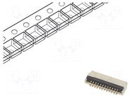 Connector: FFC/FPC; gold flash; SMT; 0.4A; 30V; PIN: 12; horizontal GCT