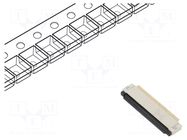 Connector: FFC/FPC; gold flash; SMT; 0.4A; 50V; PIN: 40; Mat: LCP GCT
