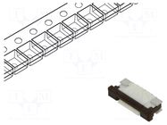 Connector: FFC/FPC; SMT; 50V; 0.4A; PIN: 5; Mat: thermoplastic; ZIF GCT