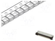 Connector: FFC/FPC; SMT; 50V; 0.4A; PIN: 12; Mat: thermoplastic; ZIF GCT