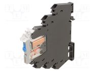 Relay: interface; SPDT; Ucntrl: 24VAC,24VDC; 6A; 6A/250VAC; 100mΩ OMRON